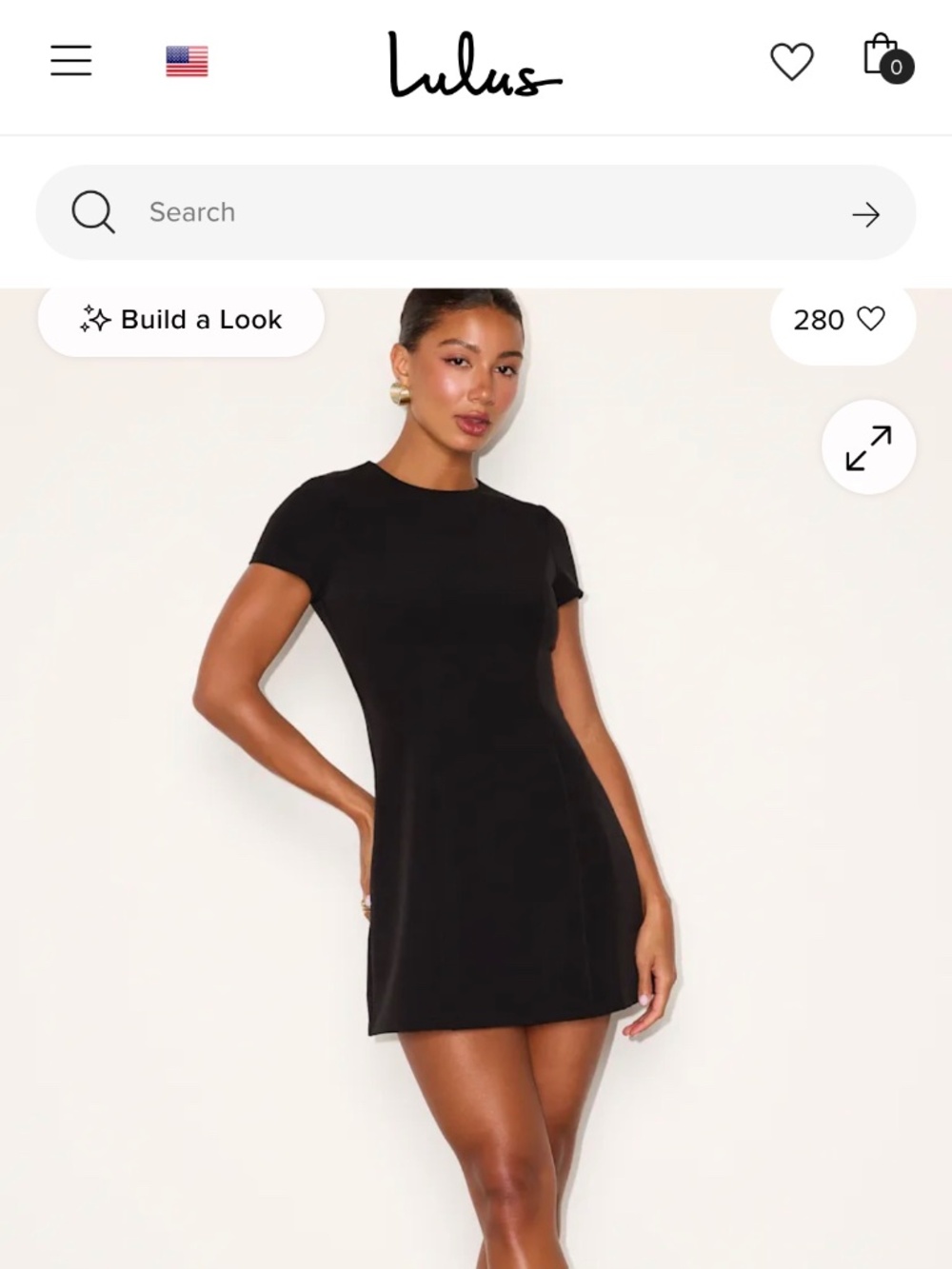 LULUS black dress - Picture 5 of 6